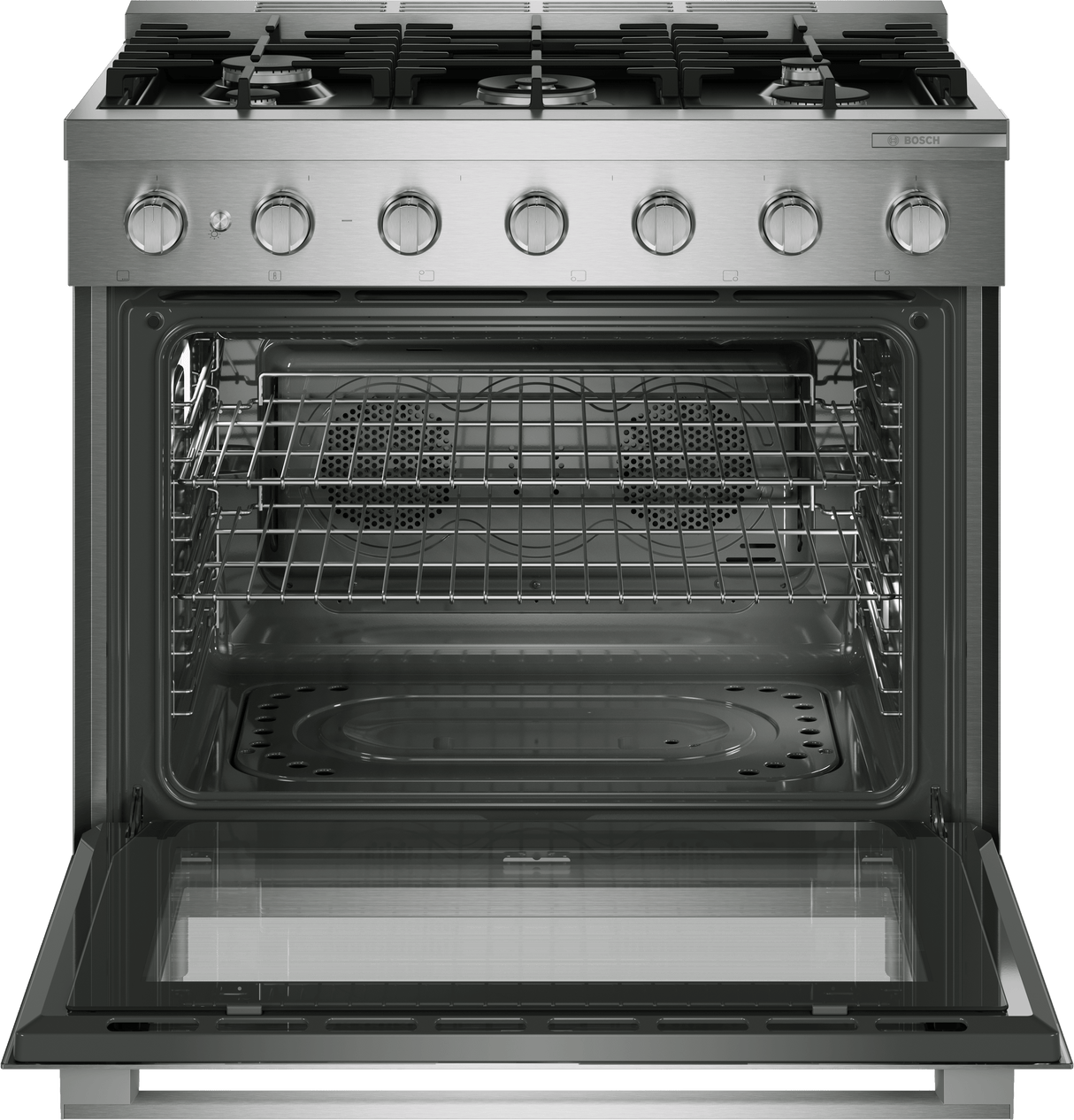 500 Series, Gas freestanding range, 36'', Stainless steel