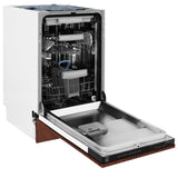 ZLINE 18" Tallac Series 3rd Rack Top Control Dishwasher with Traditional Handle, 51dBa [Color: Hand Hammered Copper]