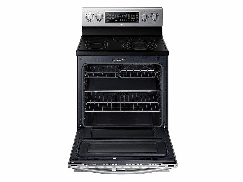 5.9 cu. ft. Freestanding Electric Range with Flex Duo™ & Dual Door in Stainless Steel