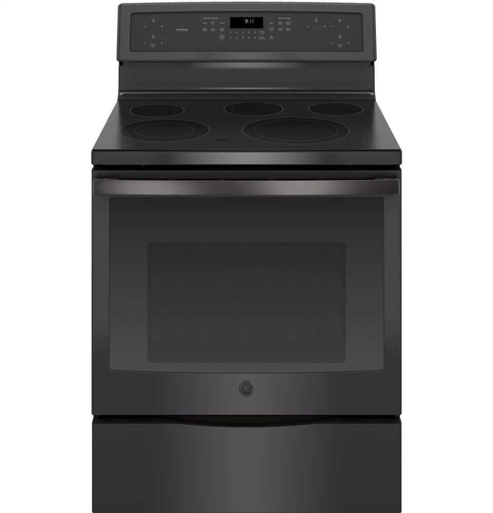 GE Profile™ 30" Free-Standing Electric Convection Range