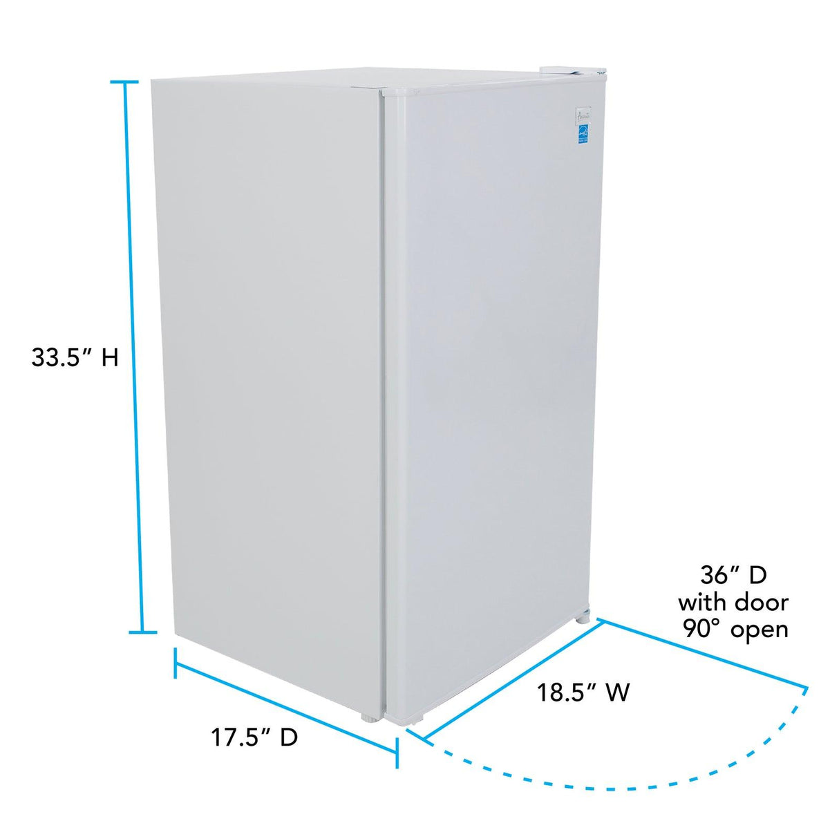 Avanti 3.3 cu. ft. Compact Refrigerator - Black