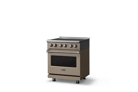 30"W. Induction Range (Finish: Nantucket, Trim: Polished Chrome)