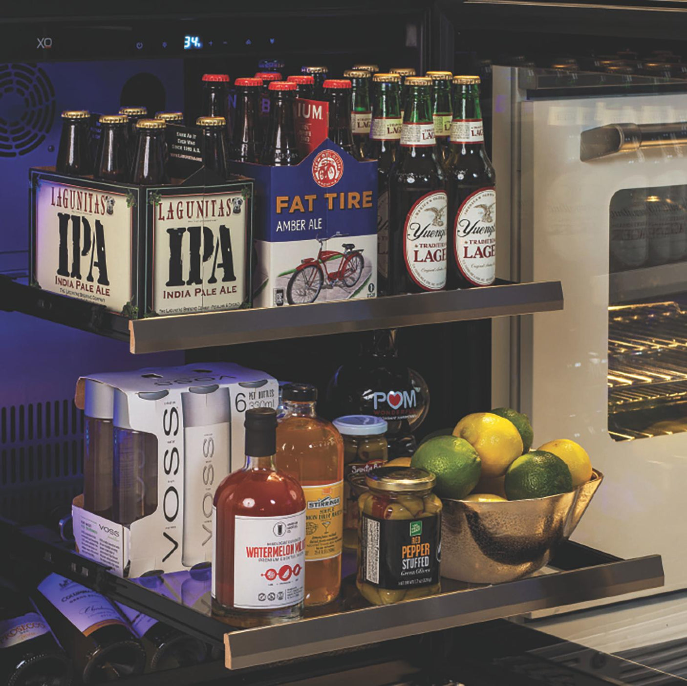 24" Beverage Center Panel Ready Glass LH