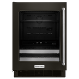 24" Stainless Steel Beverage Center with SatinGlide® Metal-Front Racks