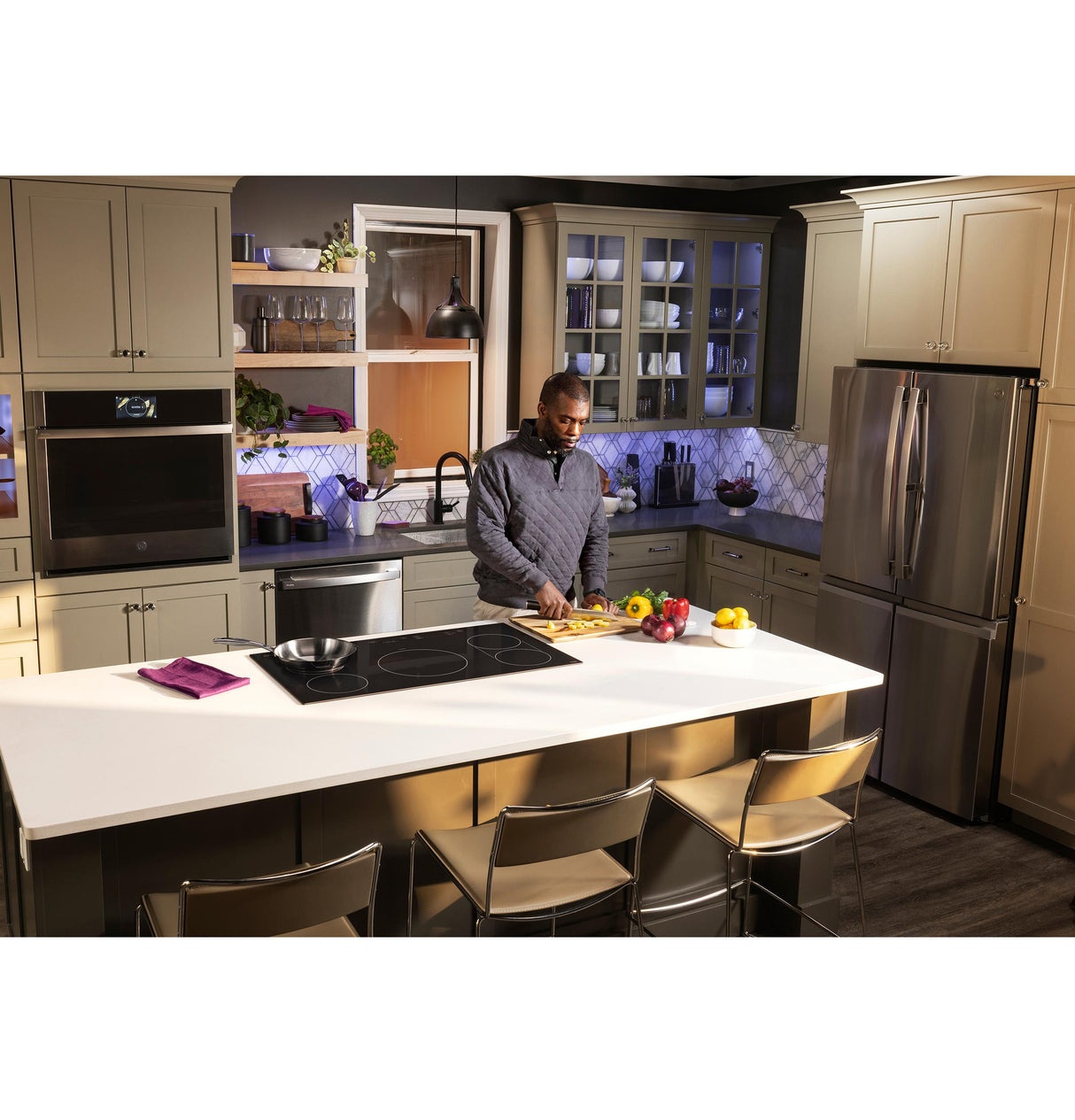 GE Profile™ ENERGY STAR® 36" Built-In Touch Control Induction Cooktop