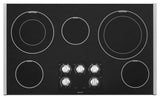 36-inch Wide Electric Cooktop with Dual-Choice Elements