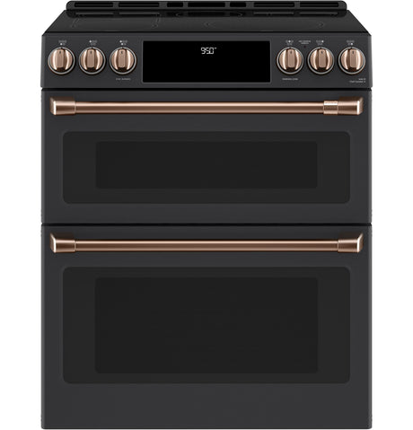 Café™ Front Control Induction Knobs and Handles - Brushed Copper