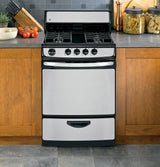 GE® 24" Standard Clean Free-Standing Gas Range