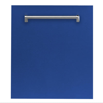 ZLINE 24 in. Dishwasher Panel with Traditional Handle (DP-H-24) [Color: Blue Matte]