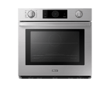 30" Steam-Assisted Single Wall Oven, Silver Stainless Steel