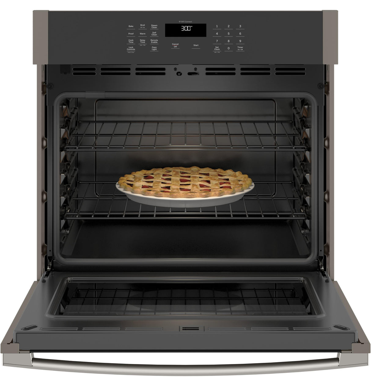 GE® 30" Smart Built-In Self-Clean Single Wall Oven with Never-Scrub Racks