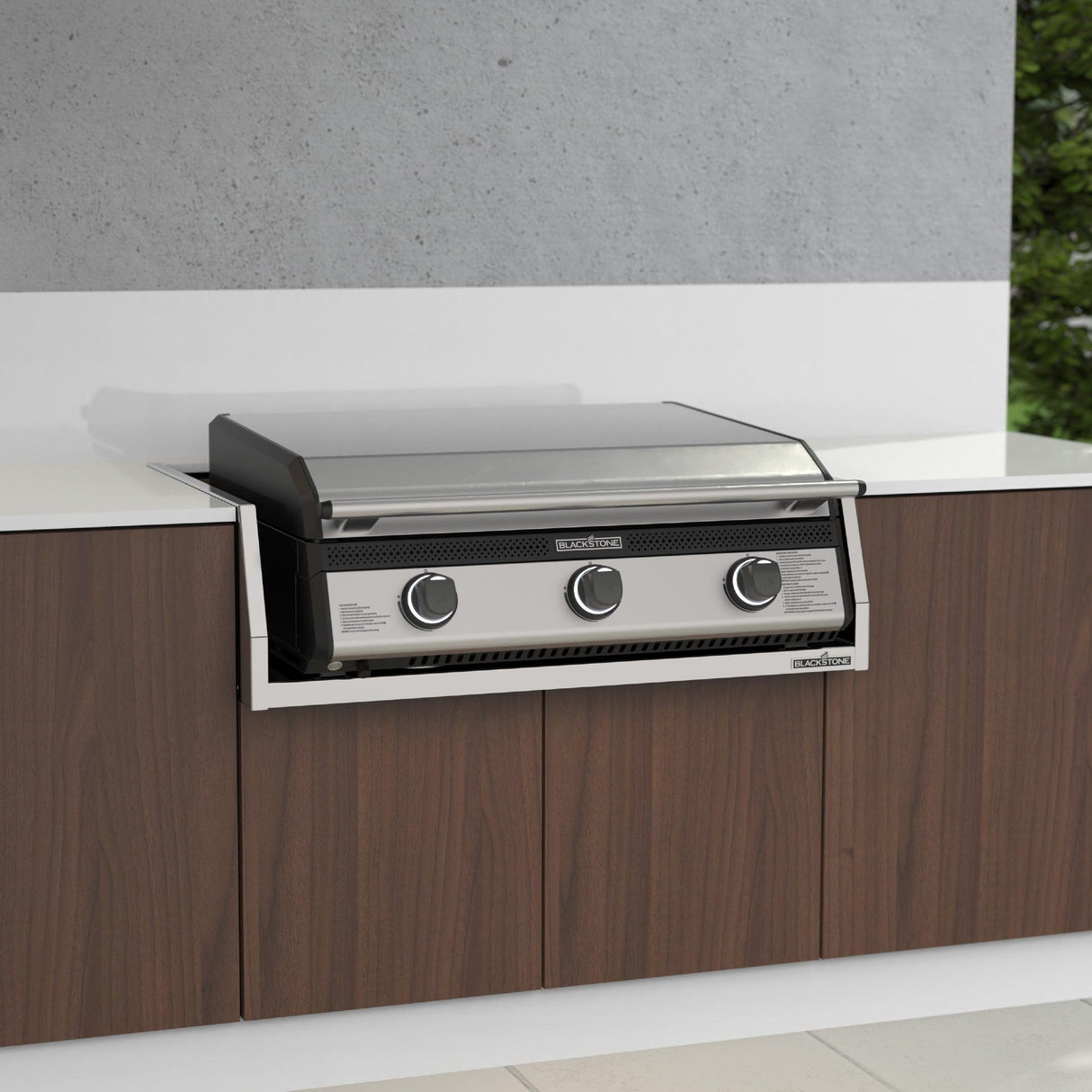 28 Drop-in Griddle with Hood & Insulating Jacket