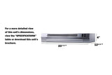 24" Under Cabinet Ductless Retractable Range Hood