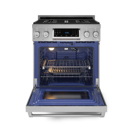 30 Inch Professional Gas Range With Tilt Panel Touch Control In Stainless Steel  Gordon Ramsay Series
