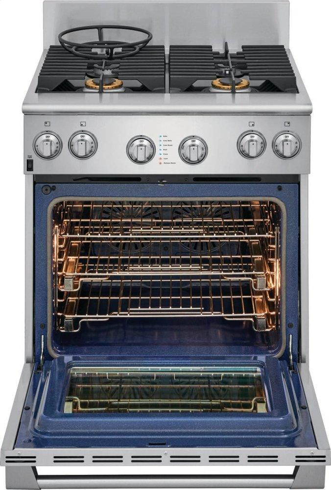 30'' Dual-Fuel Freestanding Range