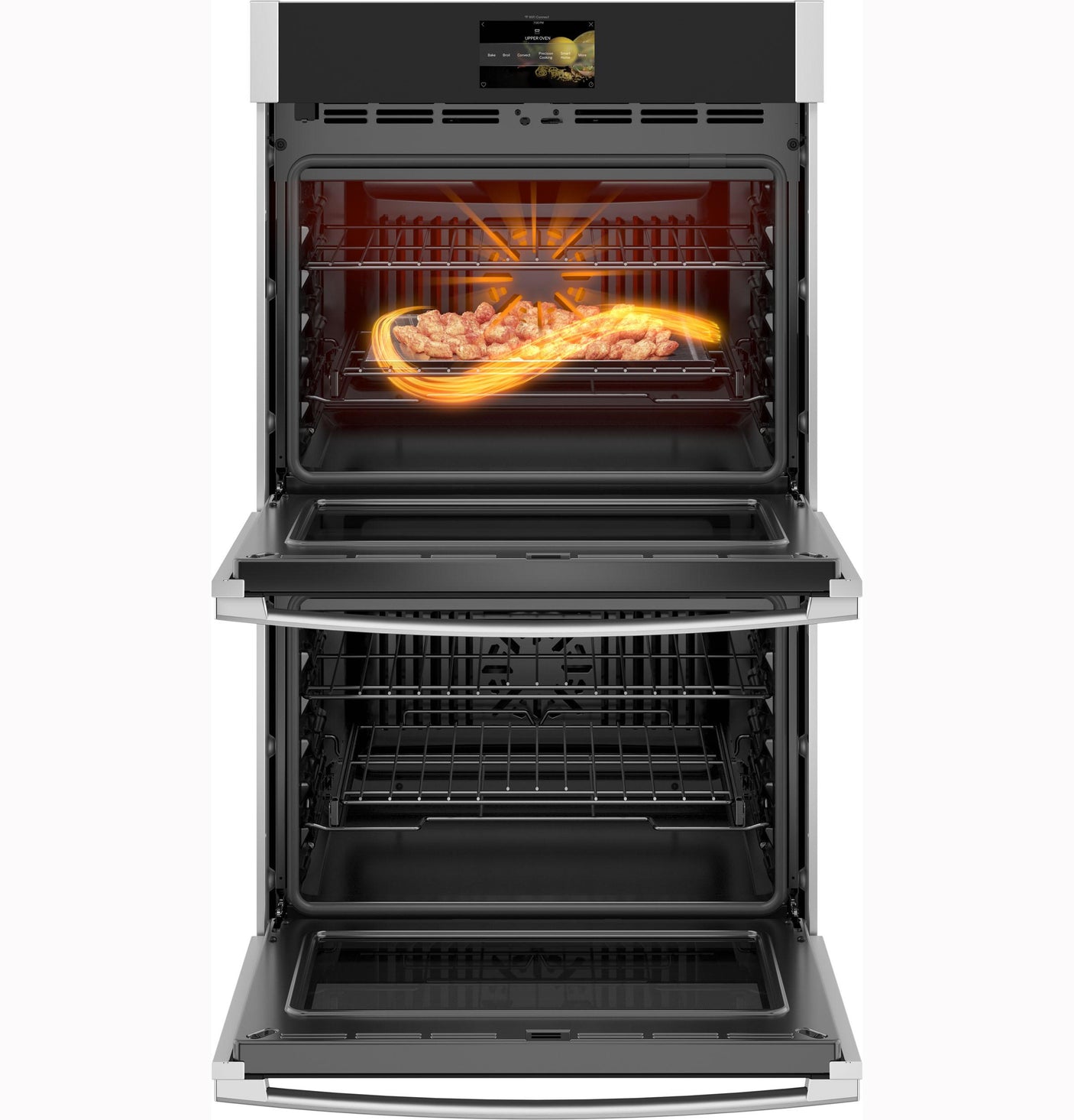 GE Profile™ 30" Smart Built-In Convection Double Wall Oven with No Preheat Air Fry and Precision Cooking