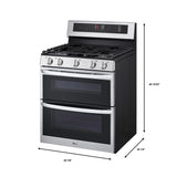 6.9 cu. ft. Smart Gas Double Oven Freestanding Range with ProBake Convection®, Air Fry & Air Sous Vide