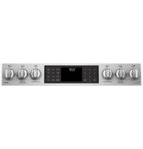 GE Cafe™ Series 30" Slide-In Front Control Gas Double Oven with Convection Range