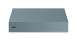 48"W. 18"H. Wall Hood (Finish: November Sky, Trim: Brushed Brass)