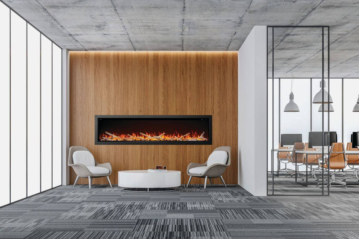 Astound? 96 Built-In Electric Fireplace