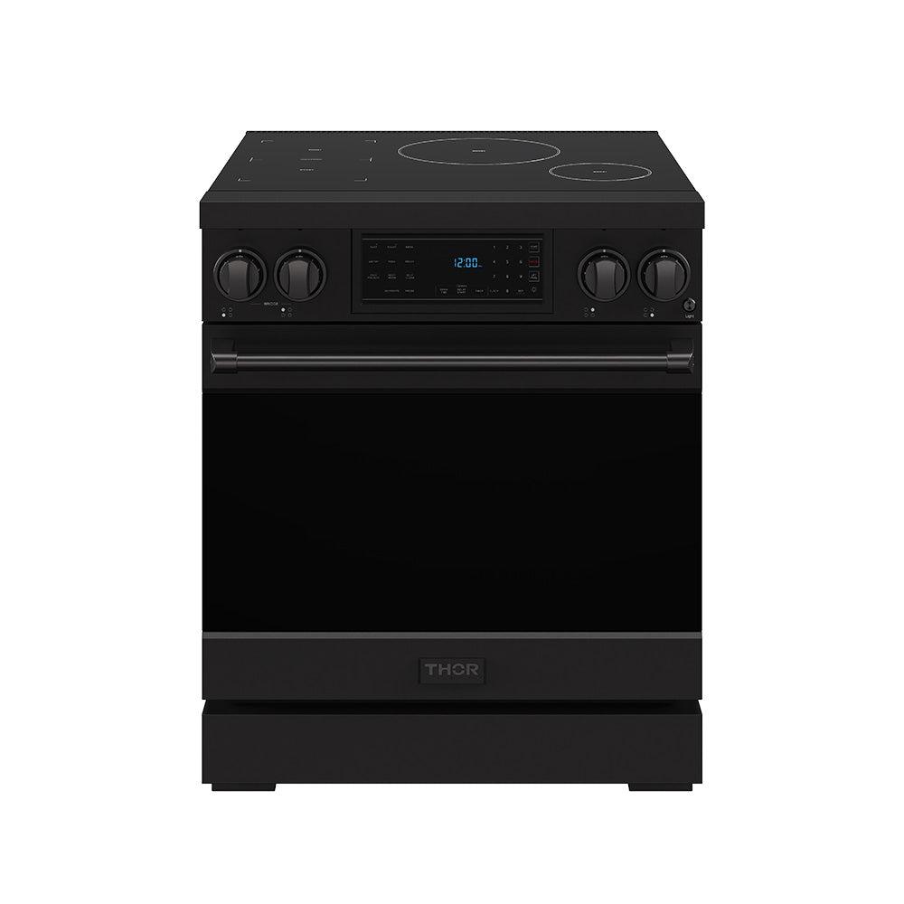 30 Inch Professional Induction Range With Tilt Panel Touch Control In Black  Gordon Ramsay Series