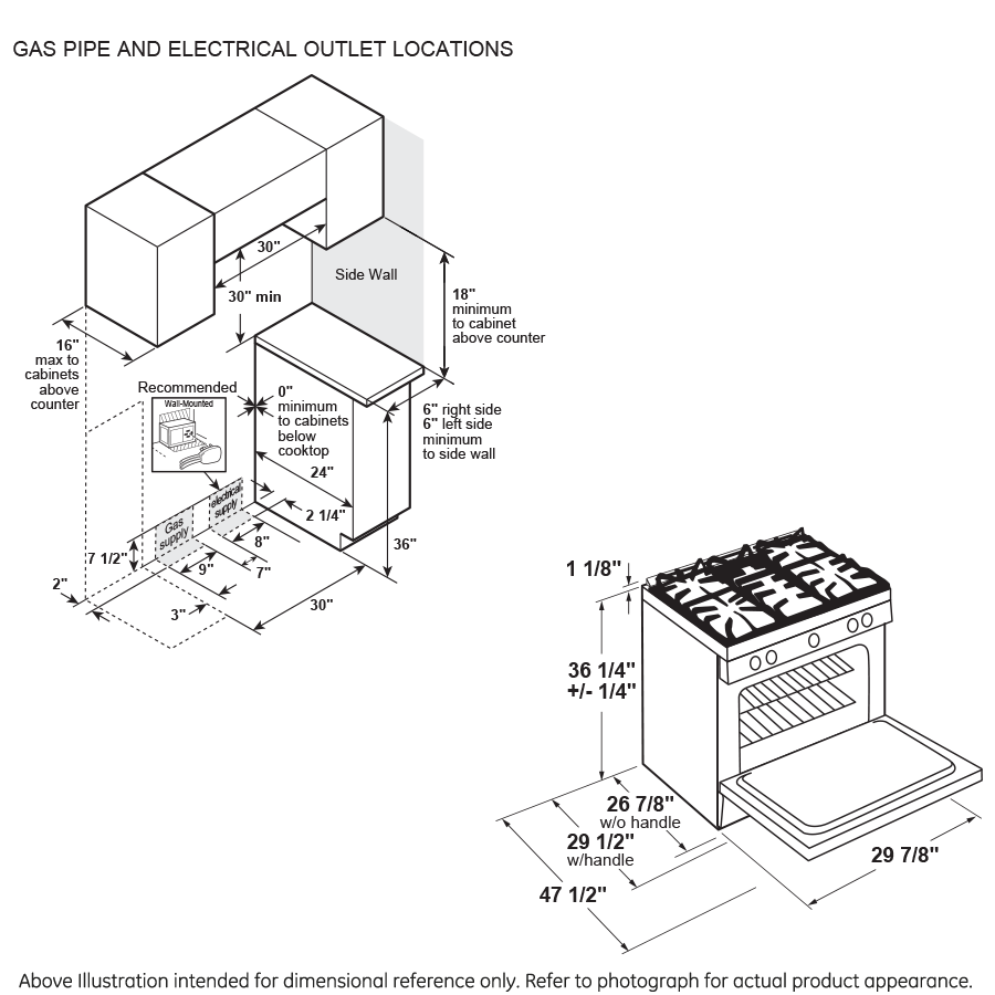GE Profile™ 30" Smart Dual Fuel Slide-In Front-Control Range