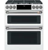 Café™ Front Control Gas Knobs and Handles - Brushed Black