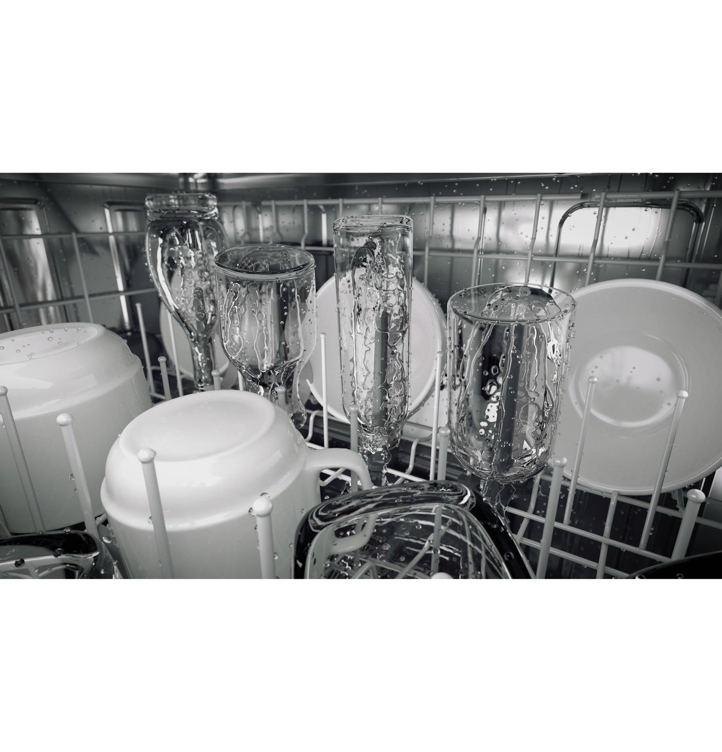 GE Profile™ ENERGY STAR® Fingerprint Resistant Top Control with Stainless Steel Interior Dishwasher with Sanitize Cycle & Twin Turbo Dry Boost