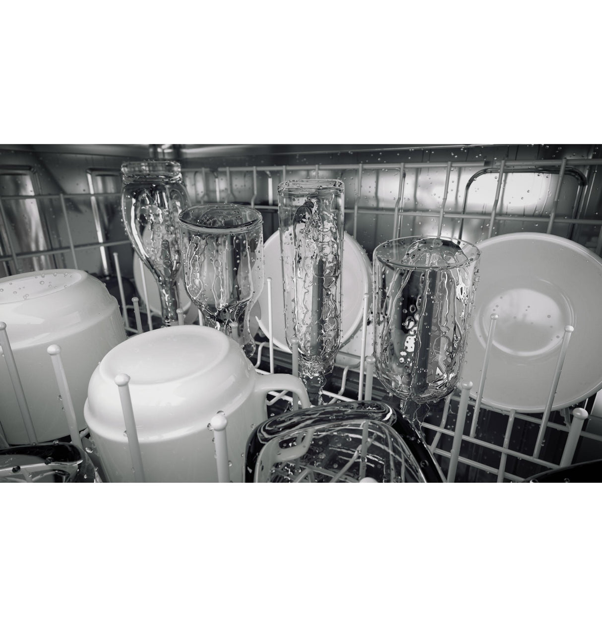 GE Profile™ ENERGY STAR® Fingerprint Resistant Top Control with Stainless Steel Interior Dishwasher with Sanitize Cycle & Twin Turbo Dry Boost