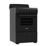 Avanti 24-Inch Freestanding Electric Range with Ceramic Glass Cooktop, in Black (CERU240P1B)