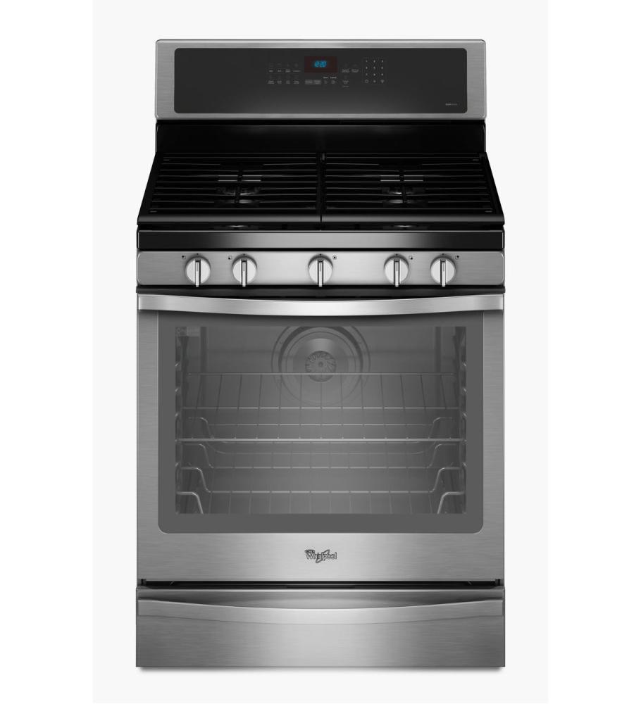 5.8 Cu. Ft. Freestanding Gas Range with AquaLift® Self-Cleaning Technology