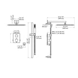 ZLINE Autograph Edition Crystal Bay Thermostatic Shower System in Polished Gold (CBY-SHS-T2-PG)