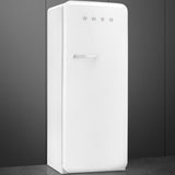 Approx 24" 50'S Style Refrigerator with ice compartment, White, Right hand hinge