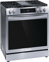 30" Front Control Gas Range with Total Convection