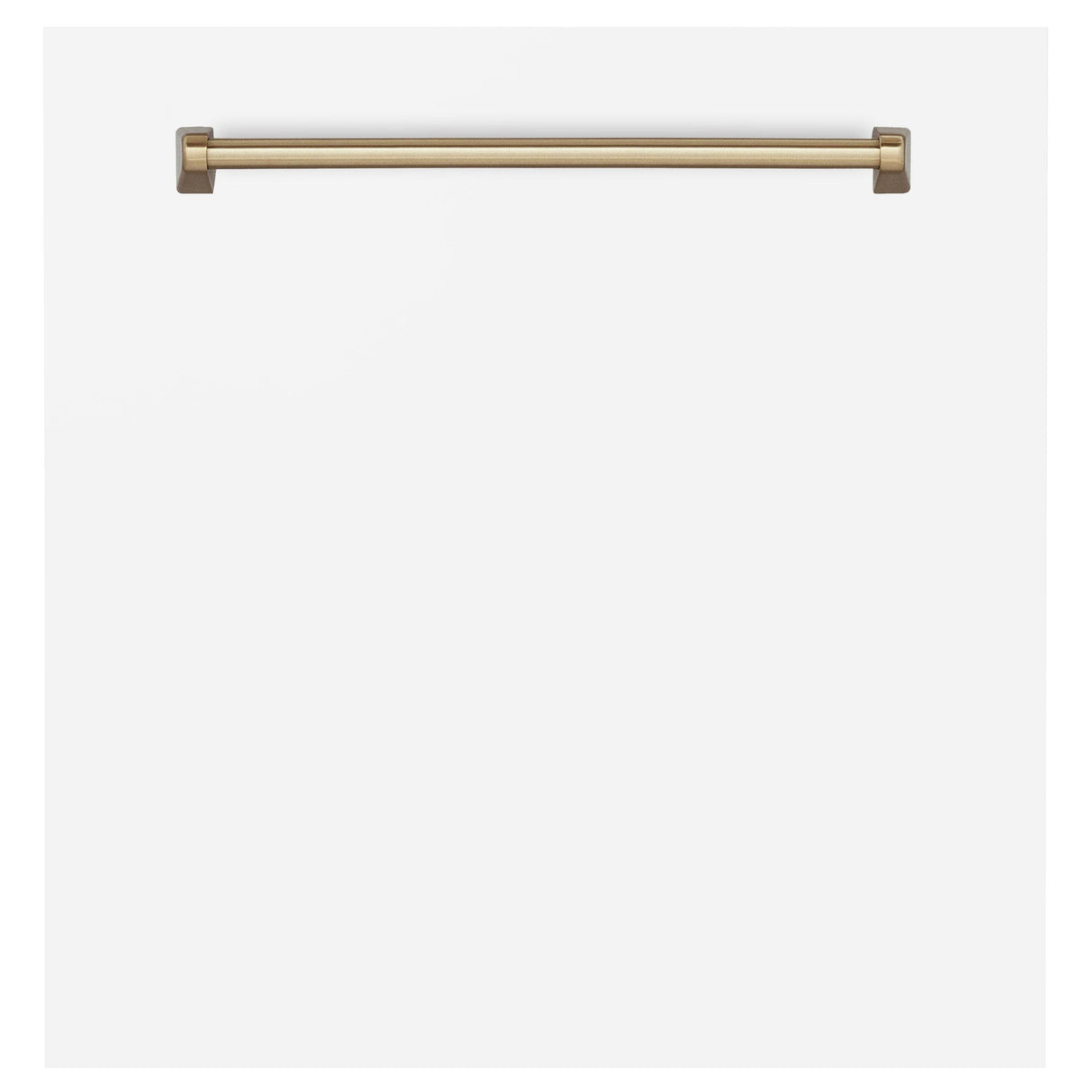ZLINE 24 in. Autograph Edition Monument Dishwasher Panel with Champagne Bronze Handle in Color Options (DPMTZ-24-CB) [Color: White Matte with Champagne Bronze Handle]