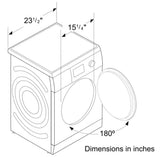 800 Series Cond. Dryer - 208/240V, Cap. 4.0 cu.ft., 15 Cyc.,63 dBA, SS Drum, Chr. Rev./Door Int. Light, ENERGY STAR