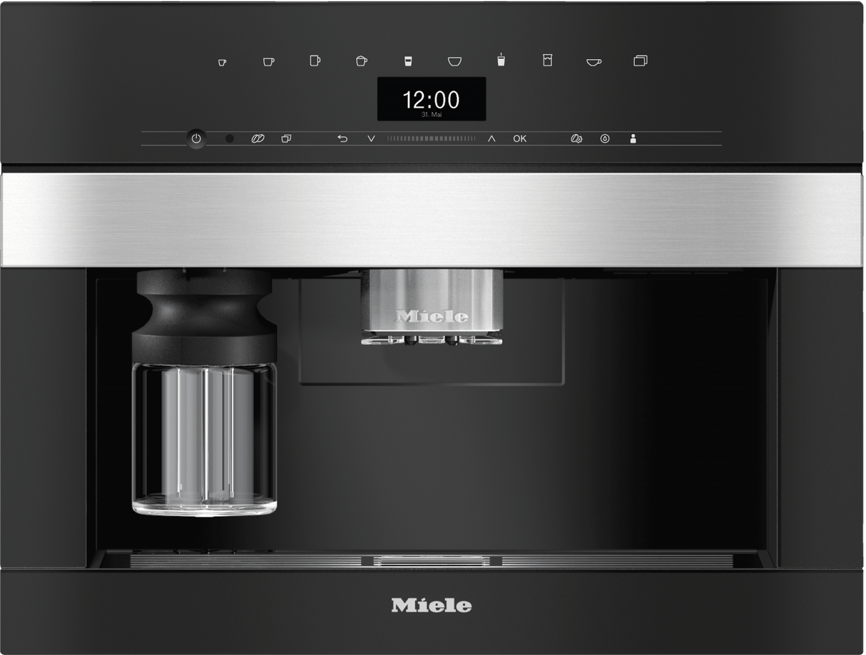CVA 7440 Clean Touch Steel - Built-in coffee machine In a perfectly combinable design with patented CupSensor for perfect coffee.
