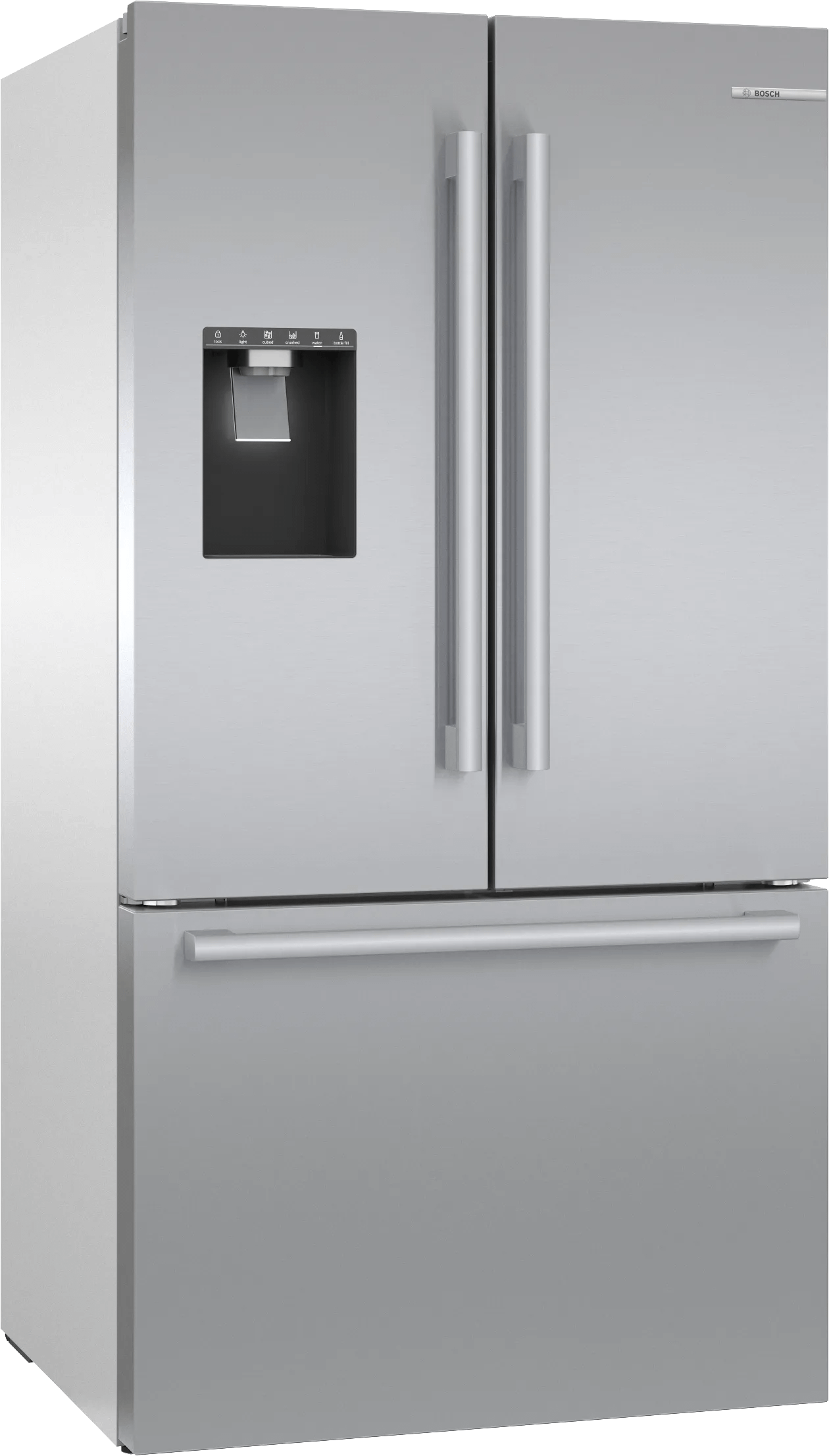 500 Series French Door Bottom Mount Refrigerator 36" Stainless steel (with anti-fingerprint), Total No Frost