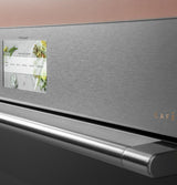 Café™ 27" Smart Double Wall Oven with Convection in Platinum Glass