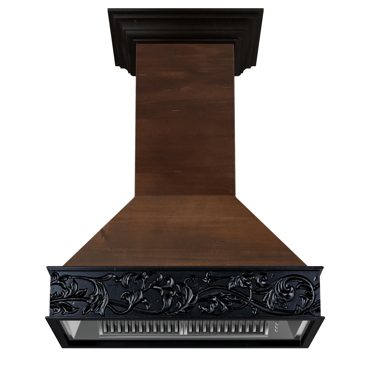 ZLINE 36" Wooden Wall Mount Range Hood in Antigua and Walnut (9373AR-36)