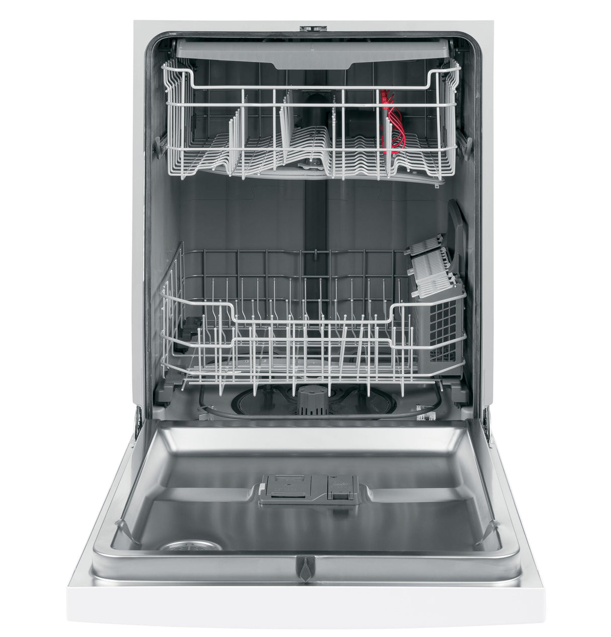 GE® Front Control with Stainless Interior Door Dishwasher with Sanitize Cycle & Dry Boost