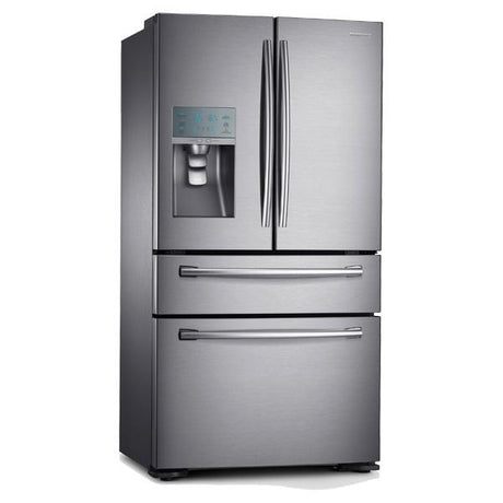 36" Wide, 30 cu. ft. 4-Door Refrigerator with FlexZone Drawer (Stainless Steel)