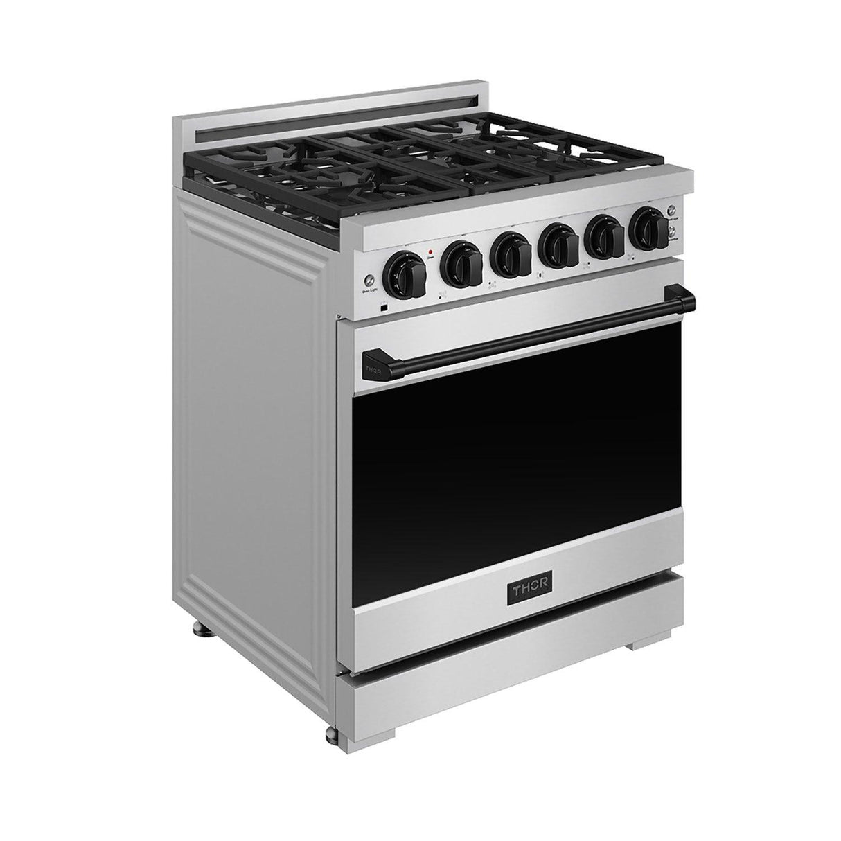 30 Inch Professional Liquid Propane With Precision Knob Control In Stainless Steel/black