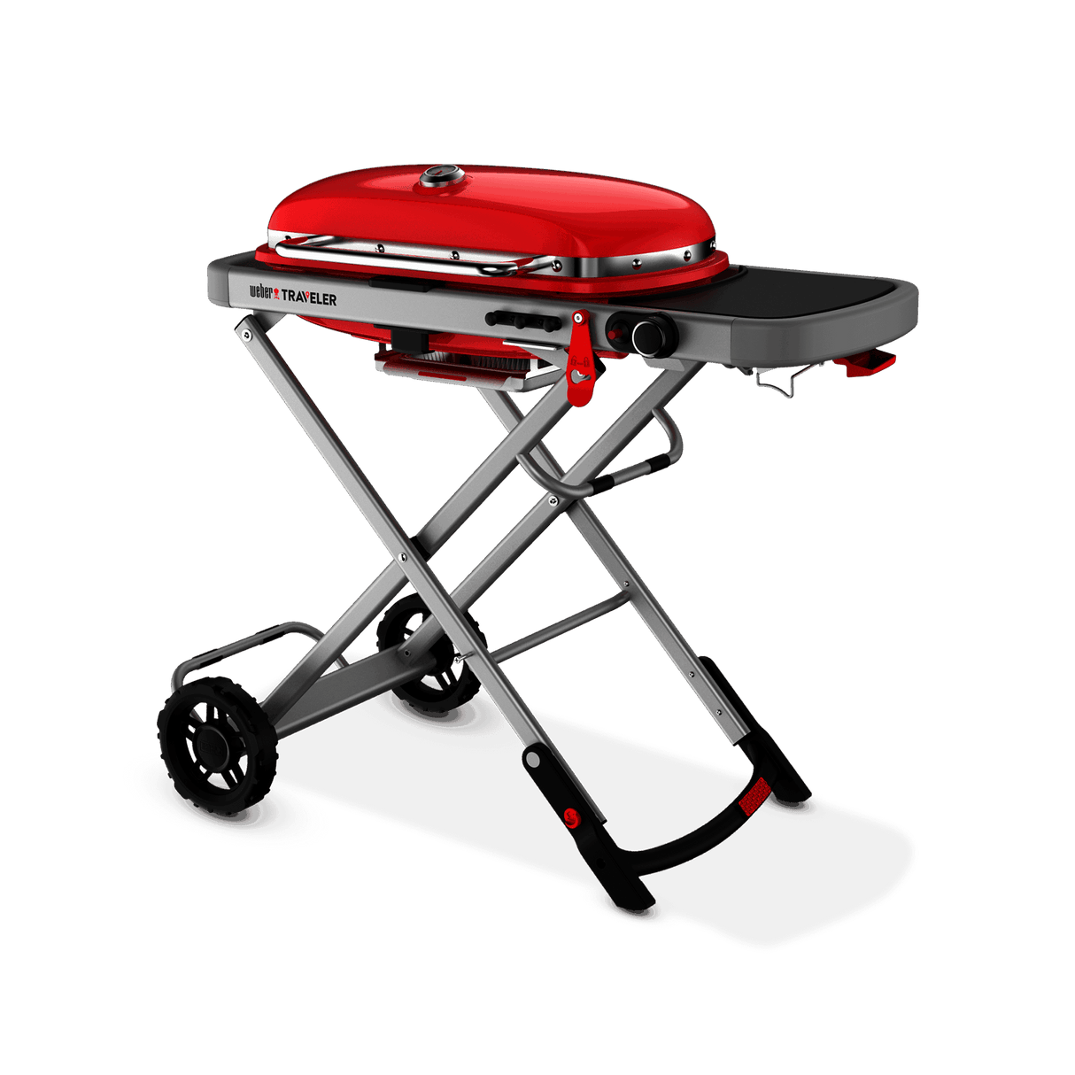 WEBER 9030001 Weber Traveler® Portable Gas Grill - Red – Park Ave