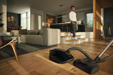 Complete C3 Kona PowerLine - SGFE0 Obsidian black - canister vacuum cleaners with electrobrush for thorough cleaning of heavy-duty carpeting.