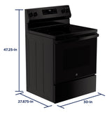 GE® ENERGY STAR® 30" Free-Standing Electric Range