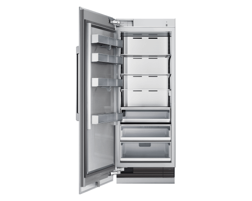 30 Inch Column Refrigerator Transitional Style / Silver Stainless / Left Hinge