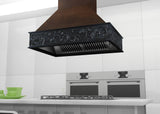 ZLINE 36" Wooden Wall Mount Range Hood in Antigua and Walnut (9373AR-36)