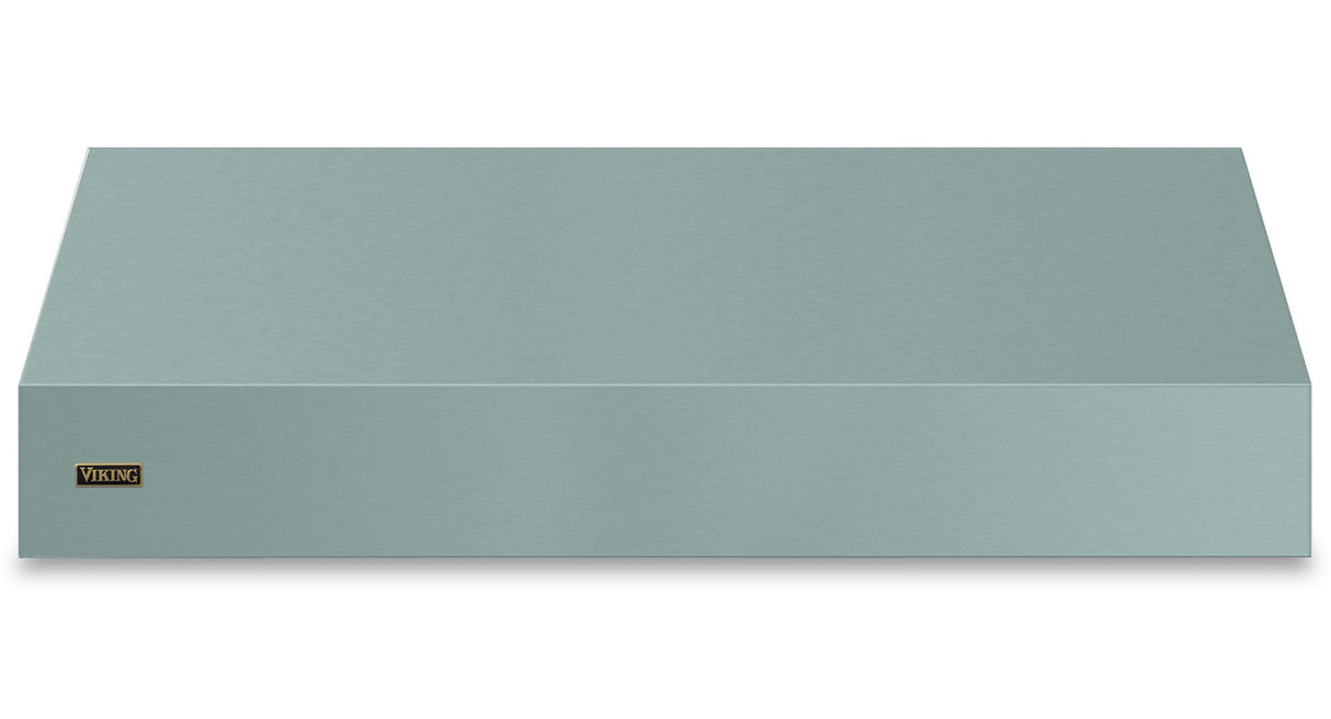 60"W. 18"H. Wall Hood (Finish: Splash, Trim: Brushed Brass)