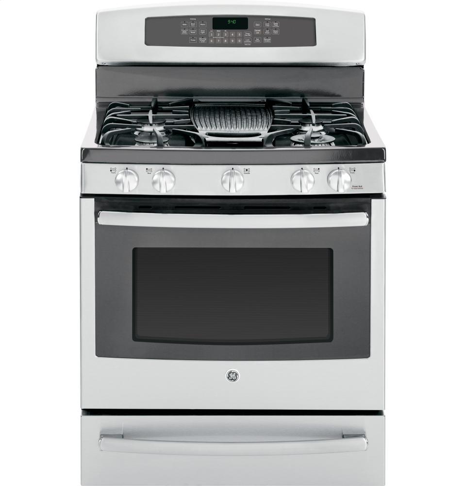 GE Profile Series 30" Free-Standing Self Clean Gas Range with Warming Drawer